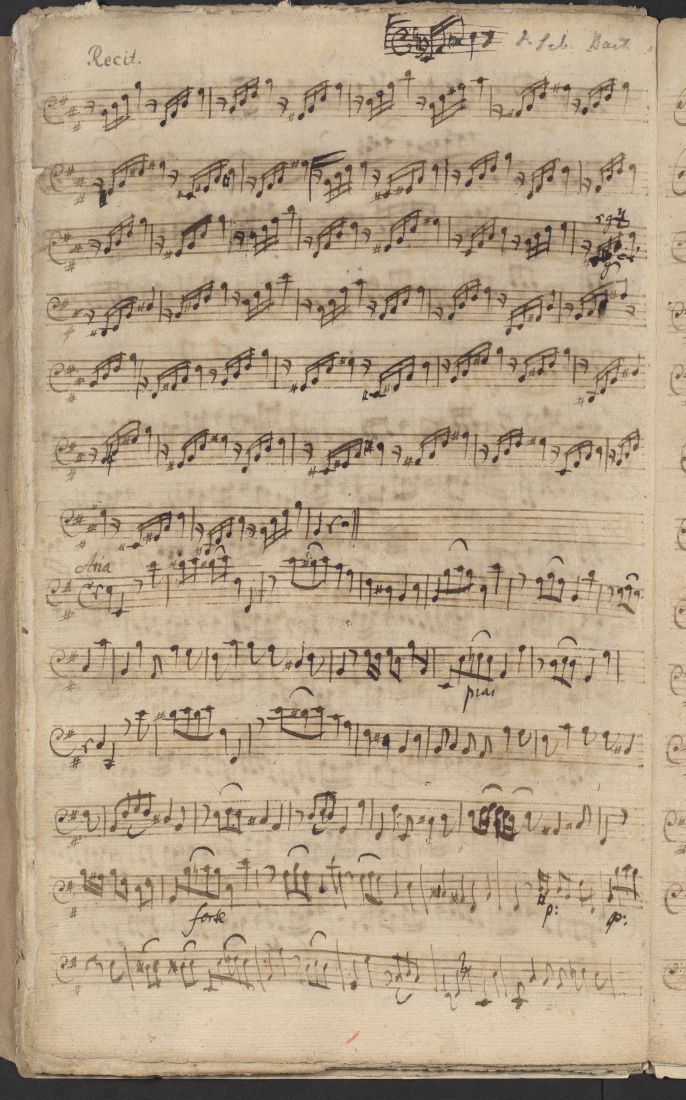 Copyists: Johann Andreas Kuhnau, Johann Sebastian Bach, anonymous copyists On permanent loan from St Thomas’s Boys Choir 
